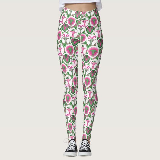 Hipster Goats | TotaalGoatally™ Leggings (Voorkant)