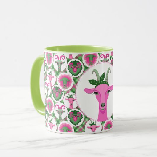 Hipster Goats | TotaalGoatally™ Mok (Voorkant links)