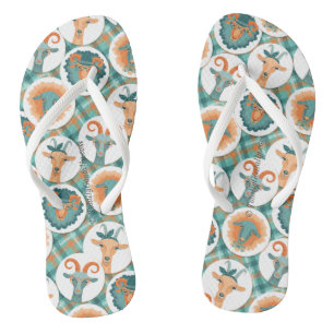 Hipster Goats   TotaalGoatally™ Teenslippers