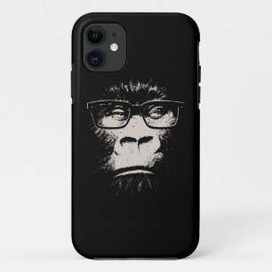 Hipster Gorilla met bril Case-Mate iPhone Case