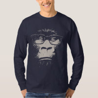 Hipster Gorilla met bril