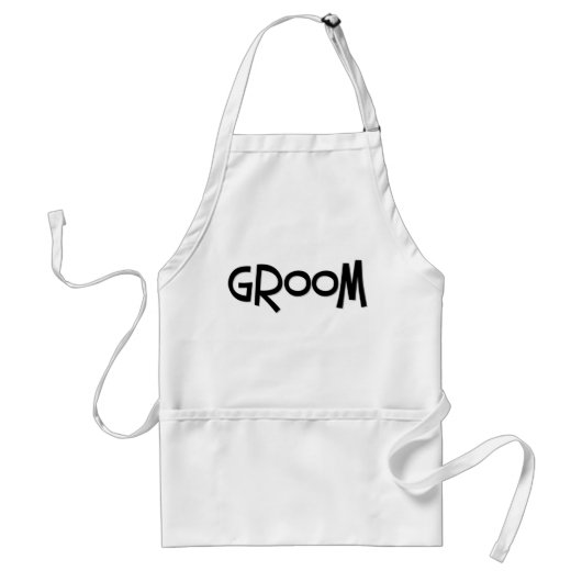 Hipster Groom Standaard Schort (Voorkant)