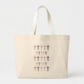 Hipster Grote Tote Bag (Voorkant)