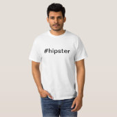 #Hipster Hashtag T-Shirt (Voorkant volledig)