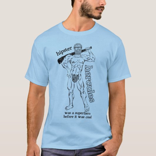 Hipster Hercules T-shirt (Voorkant)
