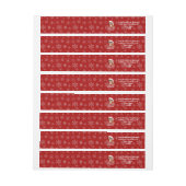 Hipster Holiday Fox Glasses Cute Animal Kerstmis (Vel)