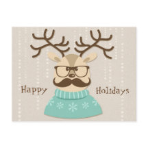 Hipster Holiday Reindeer