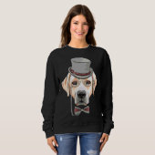 Hipster Hond Labrador Retriever Trui (Voorkant volledig)