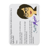 Hipster Humor Magneet (Verticaal)