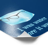 Hipster Ice Cube was water voordat het koud was Foto Afdruk (Hoek)