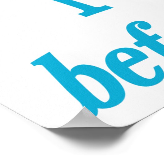 Hipster Ice Cube was water voordat het koud was Poster (Hoek)