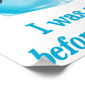 Hipster Ice Cube was water voordat het koud was Poster (Hoek)