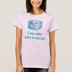 Hipster Ice Cube was water voordat het koud was T-shirt