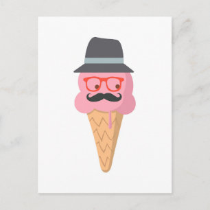Hipster-ijs Briefkaart