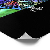 Hipster Indian Pug Dog Poster (Hoek)