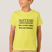 Hipster Inspirerend Motivatie Succes Kinderen T-shirt (Voorkant)