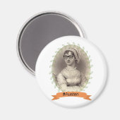 Hipster Jane Austen Magneet (Voorkant / Achterkant)