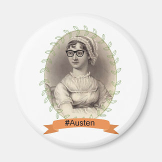 Hipster Jane Austen Magneet