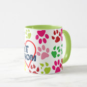 hipster kat mam trotse mok van de van de dierenli (Voorkant rechts)