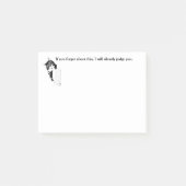 Hipster Kat zal je beoordelen Post-it® Notes (Voorkant)
