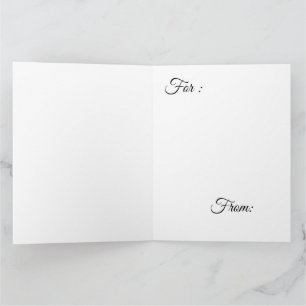 Hipster Kerstman Kaart