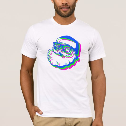 Hipster Kerstmis T-shirt (Voorkant)