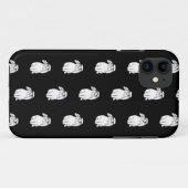 Hipster Konijn Grappig Konijn Met Bril Knuffelig A Case-Mate iPhone Case (Achterkant (horizontaal))