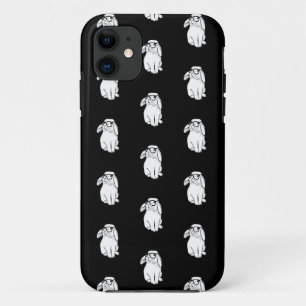 Hipster Konijn Grappig Konijn Met Bril Moppig Anim Case-Mate iPhone Case
