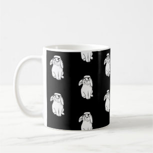 Hipster Konijn Grappig Konijn Met Bril Schattig An Koffiemok