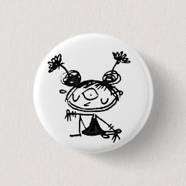 hipster lakshmi ronde button 3,2 cm