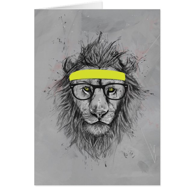 Hipster lion (Voorkant)