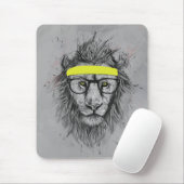 Hipster lion muismat (Met muis)