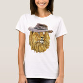 Hipster Lion Wildcat T-shirt (Voorkant)