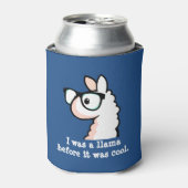 Hipster Llama Blikjeskoeler (Blikje Voorkant)