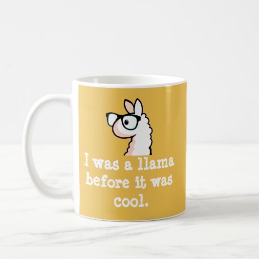 Hipster Llama Koffiemok (Links)
