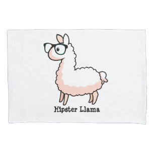 Hipster Llama Kussensloop