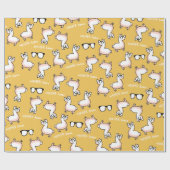 Hipster Llama Madness Cadeaupapier (Vlak)