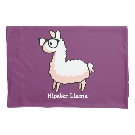 Hipster Llama Madness Kussensloop (Voorkant)