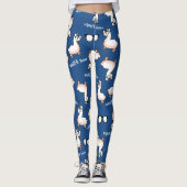 Hipster Llama Madness Leggings (Voorkant)