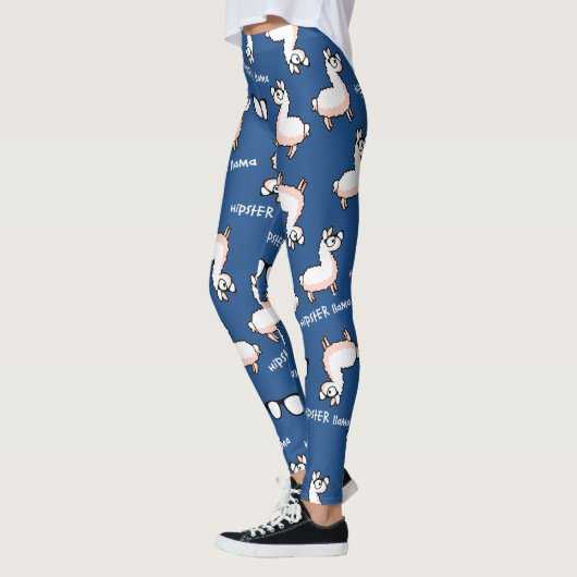 Hipster Llama Madness Leggings (Links)
