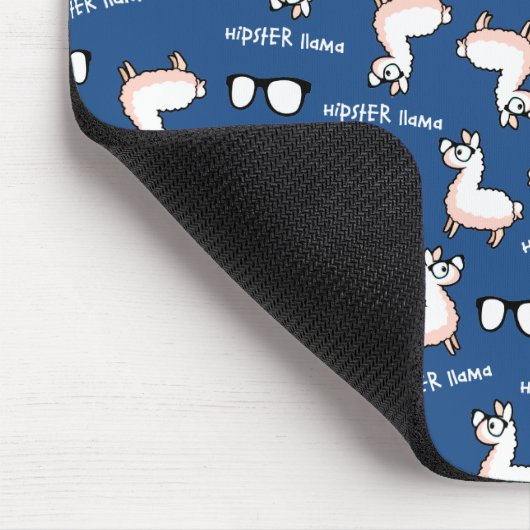 Hipster Llama Madness Muismat (Hoek)