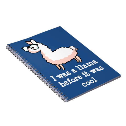 Hipster Llama Notitieboek (Rechterzijde)