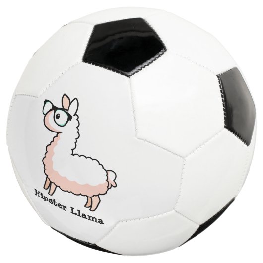 Hipster Llama Voetbal (Drie kwart)