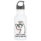 Hipster Llama Waterfles (Voorkant)