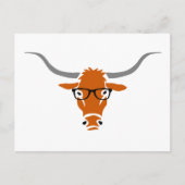 Hipster Longhorn Briefkaart (Voorkant)