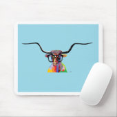 Hipster Longhorn Muismat (Met muis)