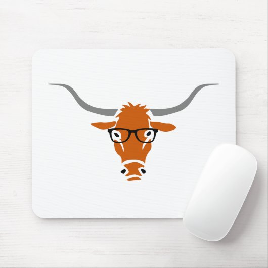 Hipster Longhorn Muismat (Met muis)