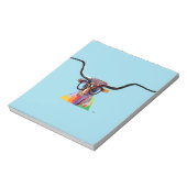 Hipster Longhorn Notitieblok (Linkerzijde)