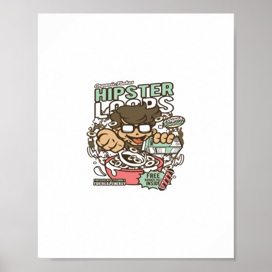 Hipster Loops Poster (Voorkant)