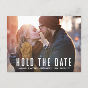 Hipster Love Het Briefkaart Datum opslaan